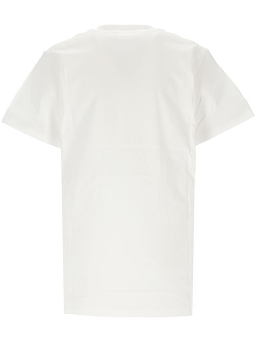 T-shirt bianca con stampa di slogan MARANT ETOILE | TS0147FAB3N07E20WH